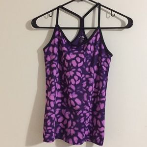 Purple Print Athletic Tank
